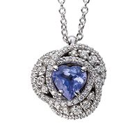 Collier Polello Femme in Or blanc Diamante 0.40 Ct G328CBTAN - G328CBTAN